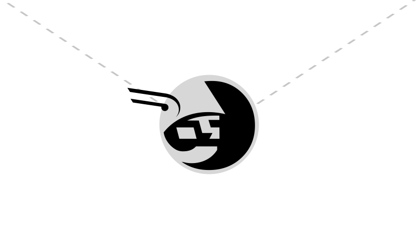 white letter with orionmano logo